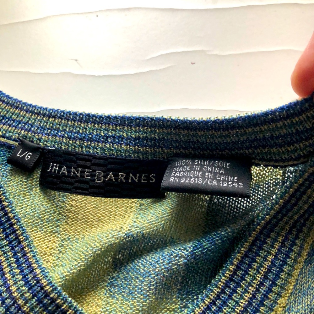 Jhane Barnes silk mens sweater, excellent condition
